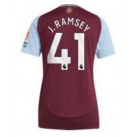 Billiga Aston Villa Jacob Ramsey #41 Hemma fotbollskläder Dam 2024-25 Kortärmad